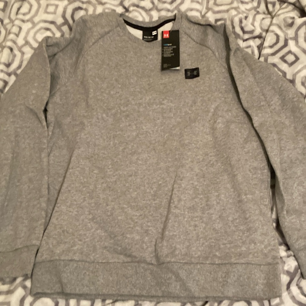 New Under Armour Rival Fleece Crew Sweatshirt Men's Medium